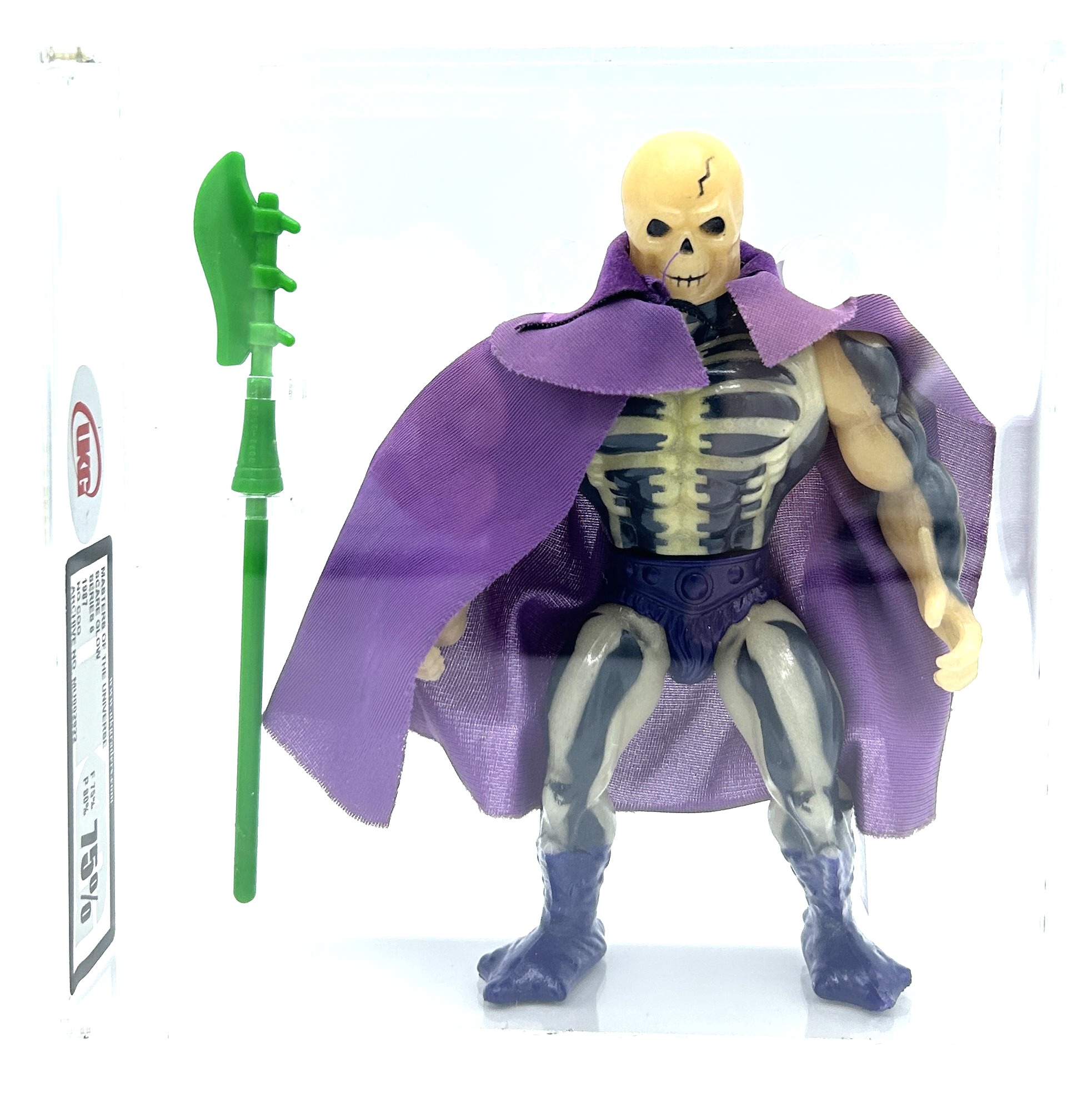 vintage skeletor toy at auction