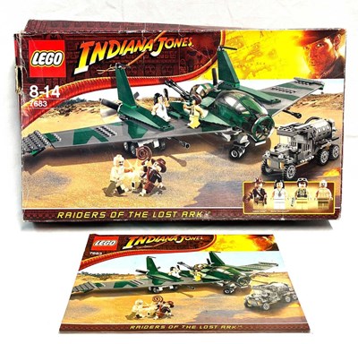 Lot 12 - Lego Raiders of the Lost Ark set number 7683 Fight on the Flying Wing MIB complete