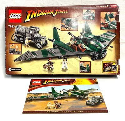 Lot 12 - Lego Raiders of the Lost Ark set number 7683 Fight on the Flying Wing MIB complete