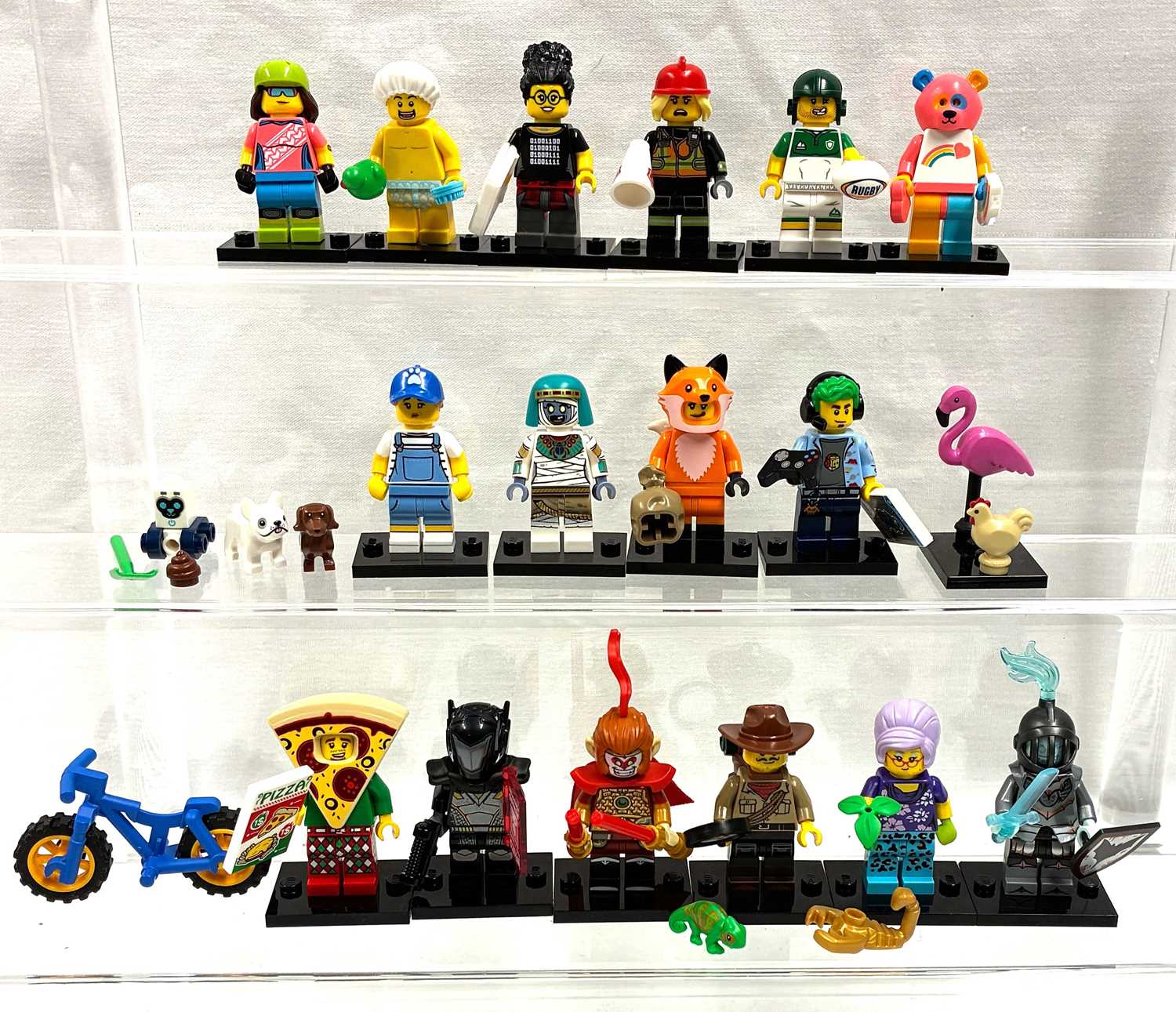 Lot 27 - Lego Series 19 Mini Figures x 16 (full set) complete