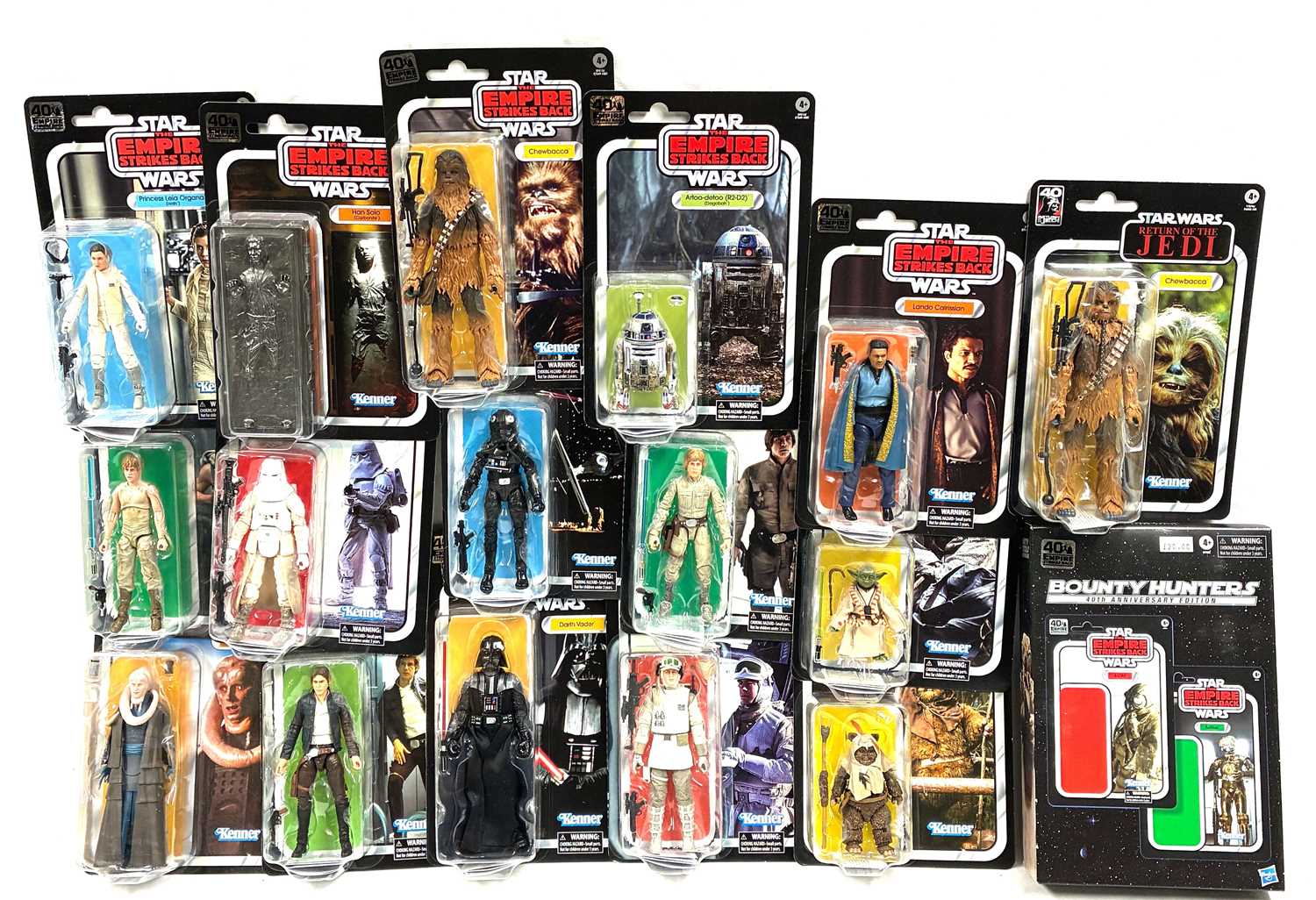 Lot 67 - Hasbro Star Wars Black Series 6" 40th Anniversary figures x 17 MISP