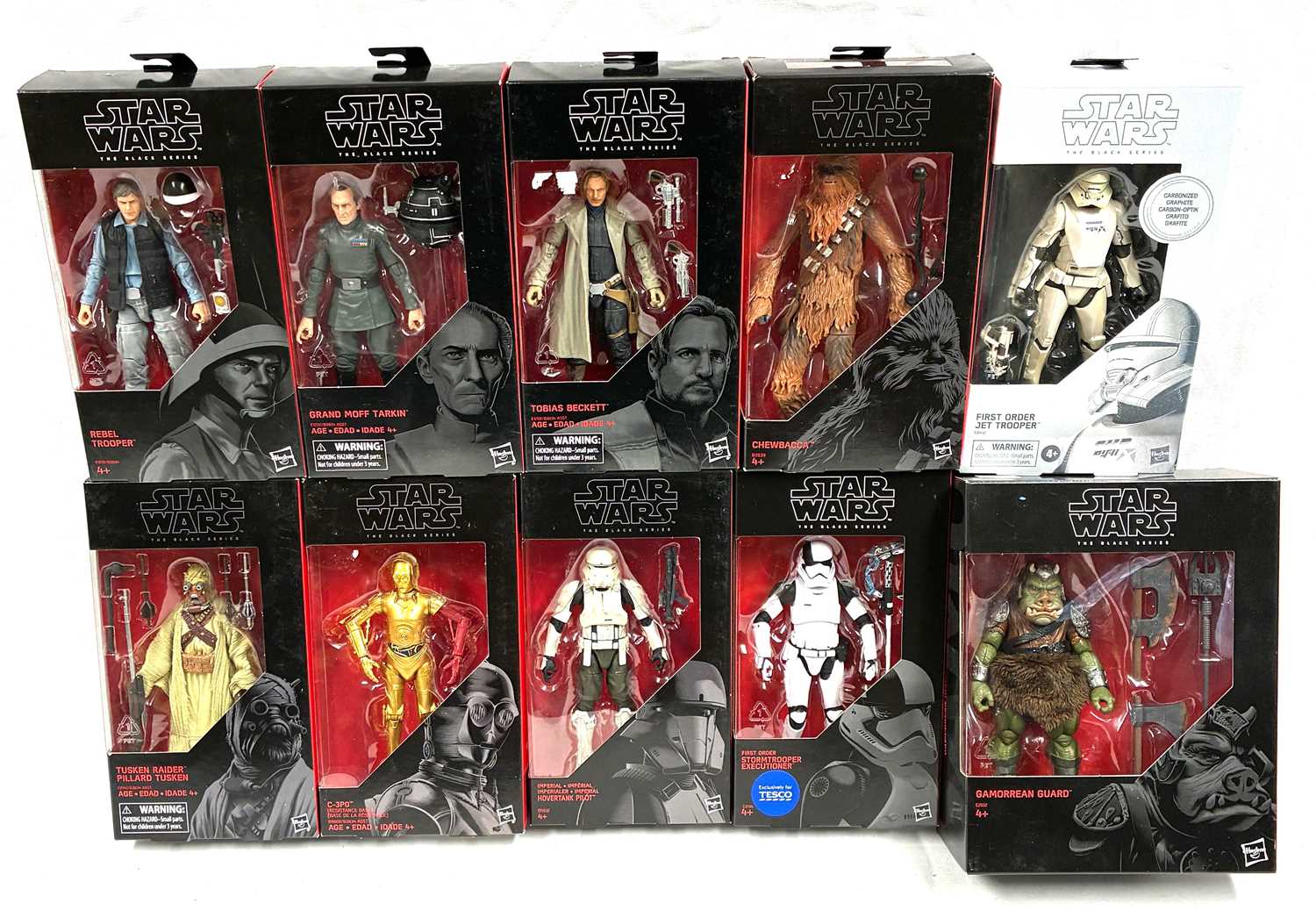 Lot 75 - Hasbro Star Wars Black Series 6" figures x 10 MISP