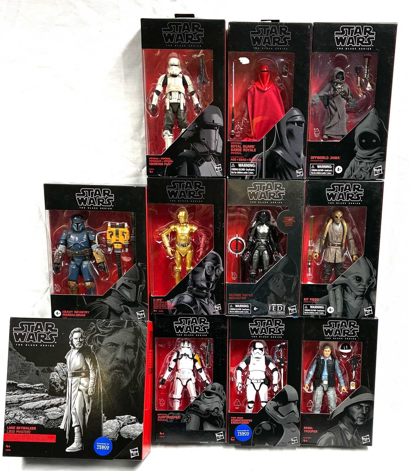 Lot 79 - Hasbro Star Wars Black Series 6" figures x 11 MISP
