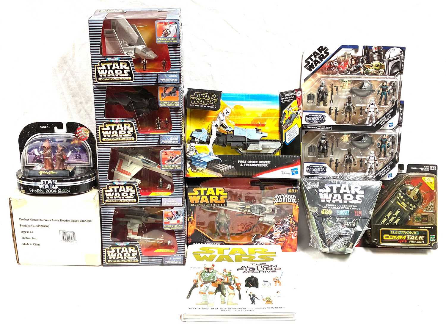 Lot 84 - Selection of Hasbro Star Wars 3 3/4" figures, vehicles, Action Fleet and others MISP