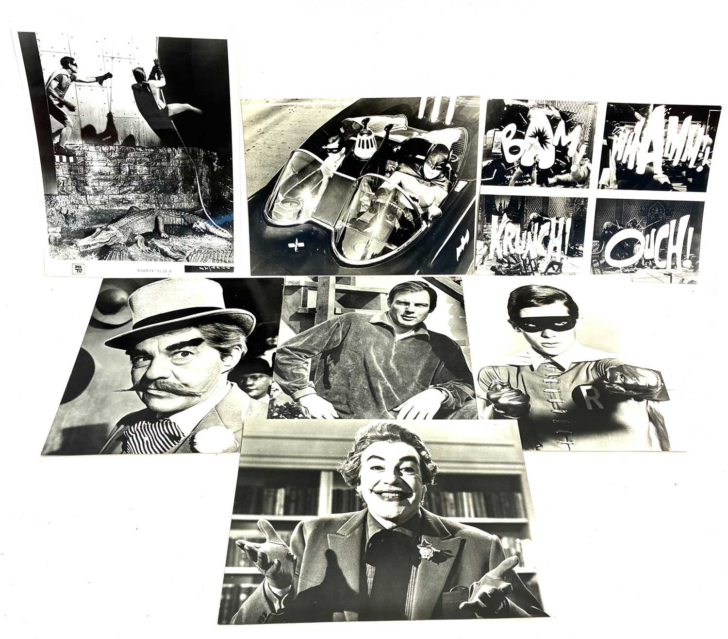 Lot 49 - ABC Television 1960's Batman TV Series Photo Stills x 7