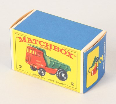 Lot 20 - Matchbox Regular Wheels 2c Muir Hill Site Dumper ORIGINAL RARE LATE ISSUE EMPTY TYPE E3 BOX ONLY