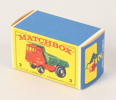 Lot 20 - Matchbox Regular Wheels 2c Muir Hill Site Dumper ORIGINAL RARE LATE ISSUE EMPTY TYPE E3 BOX ONLY