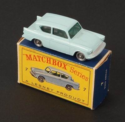 Lot 60 - Matchbox Regular Wheels 7b Ford Anglia - Stannard Code 7 WITH 24-TREAD SPW + TYPE D1 BOX