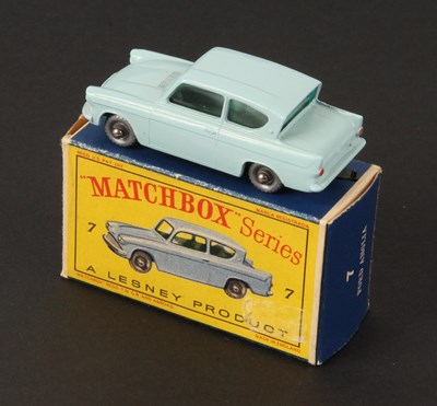 Lot 60 - Matchbox Regular Wheels 7b Ford Anglia - Stannard Code 7 WITH 24-TREAD SPW + TYPE D1 BOX