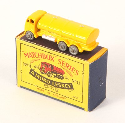 Lot 95 - Matchbox Regular Wheels 11a ERF Tanker Stannard Code 2 DARK YELLOW BODY