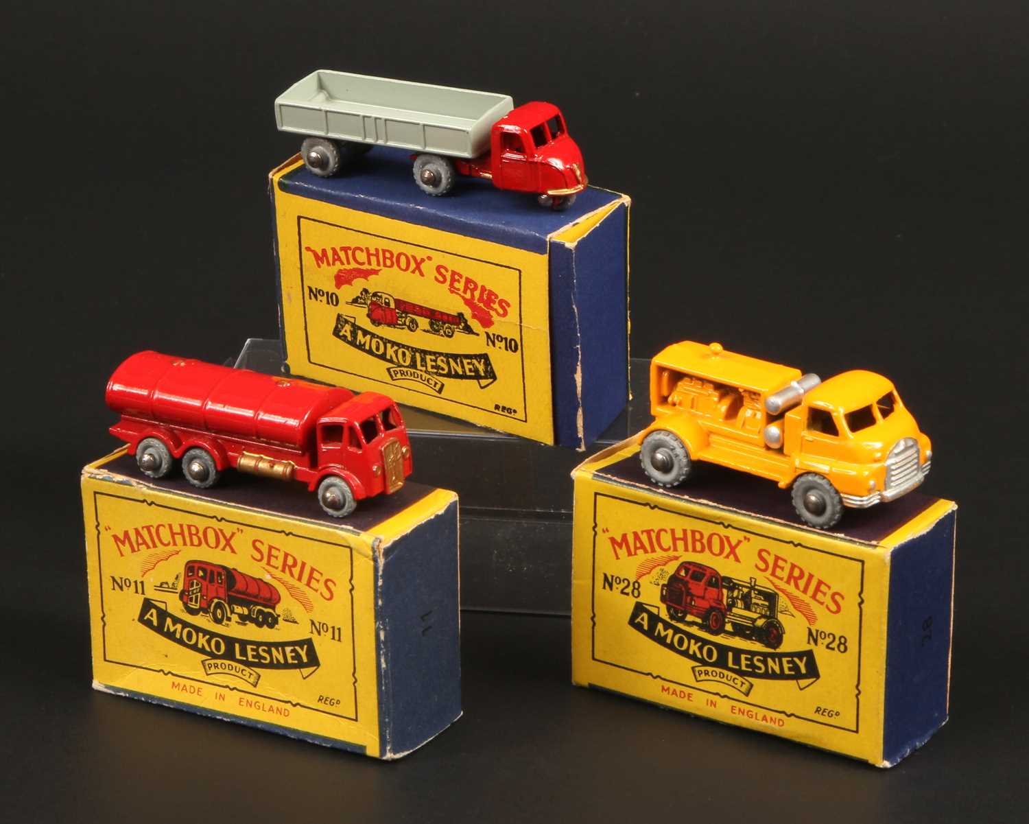 Lot 27 - Matchbox Regular Wheels Group of 3 x 1950's Issue Models