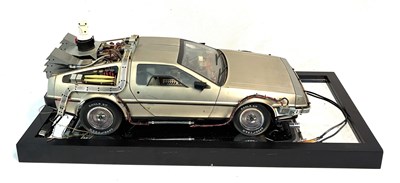 Lot 303 - Eaglemoss Build The Back to the Future Delorean 1:8 scale model (fully assembled)