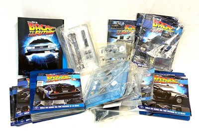 Lot 303 - Eaglemoss Build The Back to the Future Delorean 1:8 scale model (fully assembled)