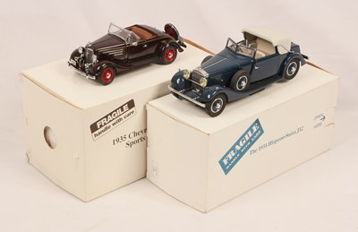 Lot 4 - Danbury Mint 1:24th Scale Pair Of 1930's American Cars.