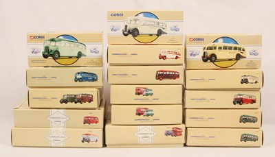Lot 31 - Corgi Classics Mixed Group of Public Transport Vehicles & Sets.