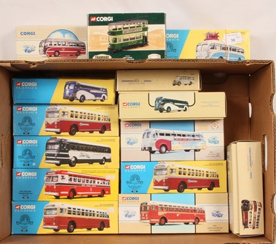 Lot 38 - Corgi Classics Mixed Group Of Public Transport Vehicles.