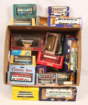 Lot 42 - Corgi & Others Mixed Group Of Public Transport Vehicles.