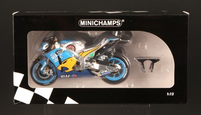Lot 62 - Minichamps Moto GP 1:12th Scale 181121 Honda RC213V Franco Morbidelli 2018