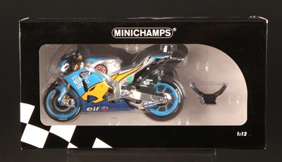 Lot 63 - Minichamps Moto GP 1:12th Scale 181121 Honda RC213V Franco Morbidelli 2018