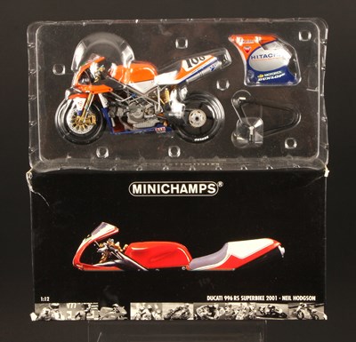 Lot 77 - Minichamps WSB 1:12th Scale WSB 011200 Ducati 996 RS Superbike 2001 Neil Hodgson