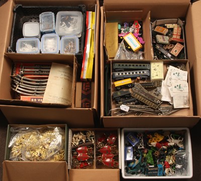 Lot 86 - Large Mixed Group of Plastic Figures & Railway Related Items.