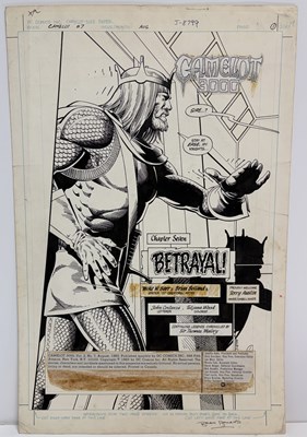 Lot 3 - Brian Bolland / Terry Austin — Camelot 3000 #7, Page 1: “Betrayal!” (1983)