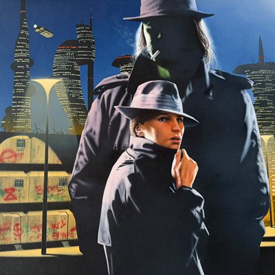 Lot 9 - Fred Gambino – Doctor Who: Mean Streets Cover Artwork (1997)