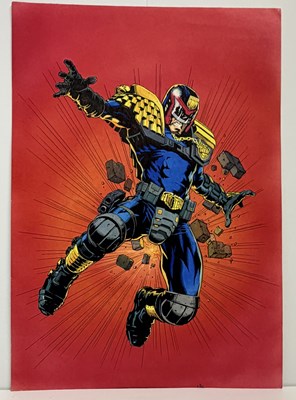Lot 19 - Jim Murray – Judge Dredd: Lawman of the Future, Cover No. 6, "Death Trap!" (1995)