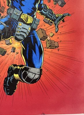 Lot 19 - Jim Murray – Judge Dredd: Lawman of the Future, Cover No. 6, "Death Trap!" (1995)