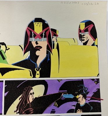 Lot 22 - Steve Sampson – Harmony: “Headcase”, Part 2, Page 20 – Judge Dredd Megazine Vol. 3 #9 (1995)