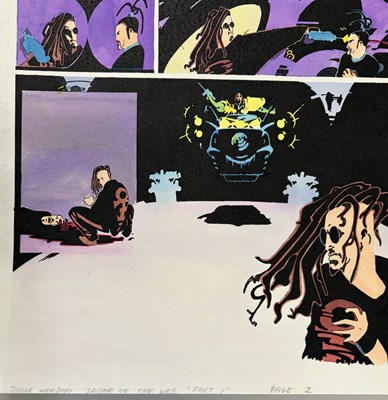 Lot 22 - Steve Sampson – Harmony: “Headcase”, Part 2, Page 20 – Judge Dredd Megazine Vol. 3 #9 (1995)
