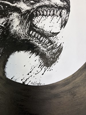 Lot 24 - Clint Langley – An American Werewolf in Paris – Original Cover Artwork (2015)