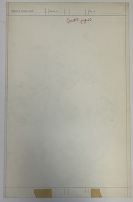 Lot 34 - John Bolton – Epic Illustrated #10 “Marada the She-Wolf” Title Page Original Art, 1982
