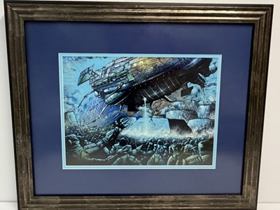 Lot 35 - Simon Bisley & Kevin Eastman – The Melting Pot #2, Pages 10–11 / Graphic Novel Pages 58–59 Double-Page Splash Original Art, 1994