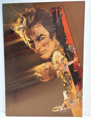 Lot 38 - Bob Peak – Any Which Way You Can Movie Poster Preliminary Painting, 1980 | Oberon Auctions