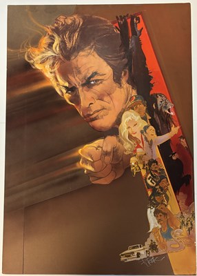 Lot 38 - Bob Peak – Any Which Way You Can Movie Poster Preliminary Painting, 1980