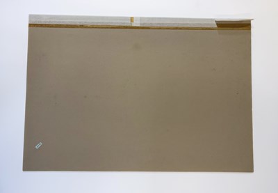 Lot 41 - Brian Bysouth – Secret Witness (Testemunha Secreta) Video Cover Original Art, 1988