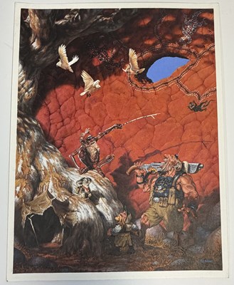 Lot 44 - Paul Bonner – Shadowrun: Target: Awakened Lands Cover Original Art, 2001 | Oberon Auctions