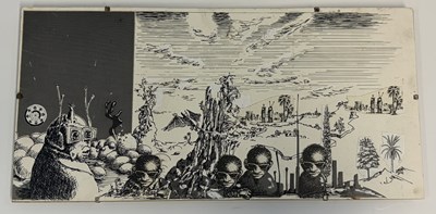 Lot 56 - Richard Shenfield – Surreal Science-Fiction Original Illustrations, c. 1980s