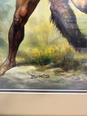 Lot 59 - Boris Vallejo – Tarzan and the Foreign Legion Ballantine Books Cover Original Art, 1976