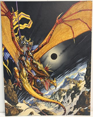 Lot 62 - Title: Olivier Ledroit - Couverture Chroníques de la Lune Noíre - Tome 2 (1994) | Oberon Auctions