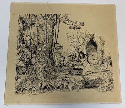 Lot 72 - Unknown Artist – Fantasy Woodland Sorceress Original Illustration, c. 1970s–1980s