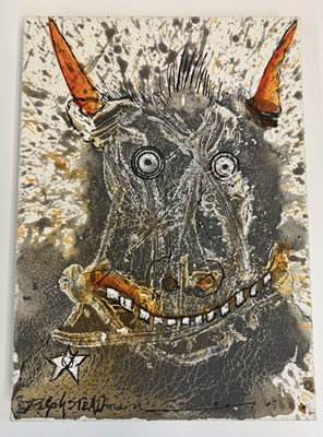 Lot 73 - Ralph Steadman – Horned Titter Original Painting