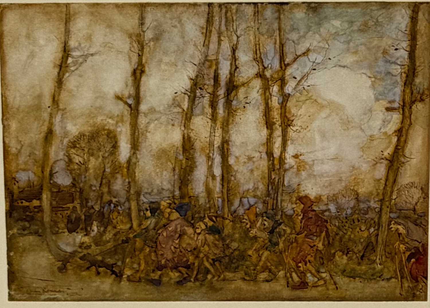 Lot 74 - Arthur Rackham – The Beggars Are Coming to Town Original Watercolor, 1912