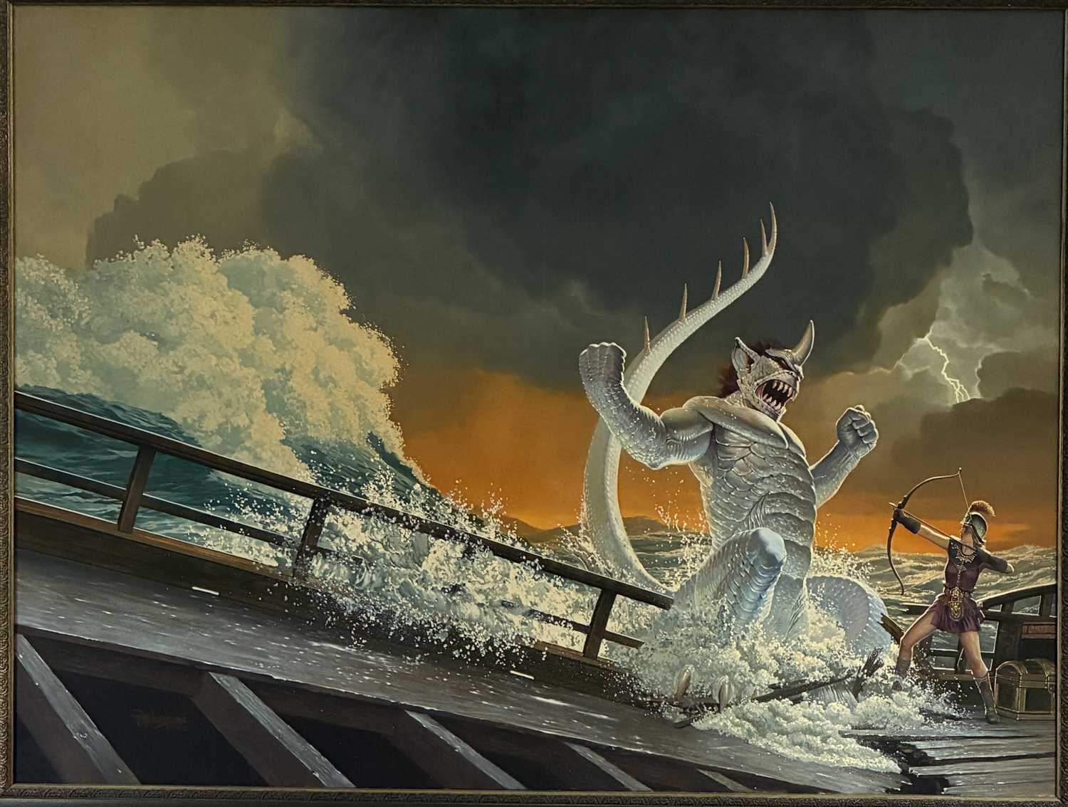 Lot 48 - Keith Parkinson — The Warrior’s Tale Cover Artwork (1994)
