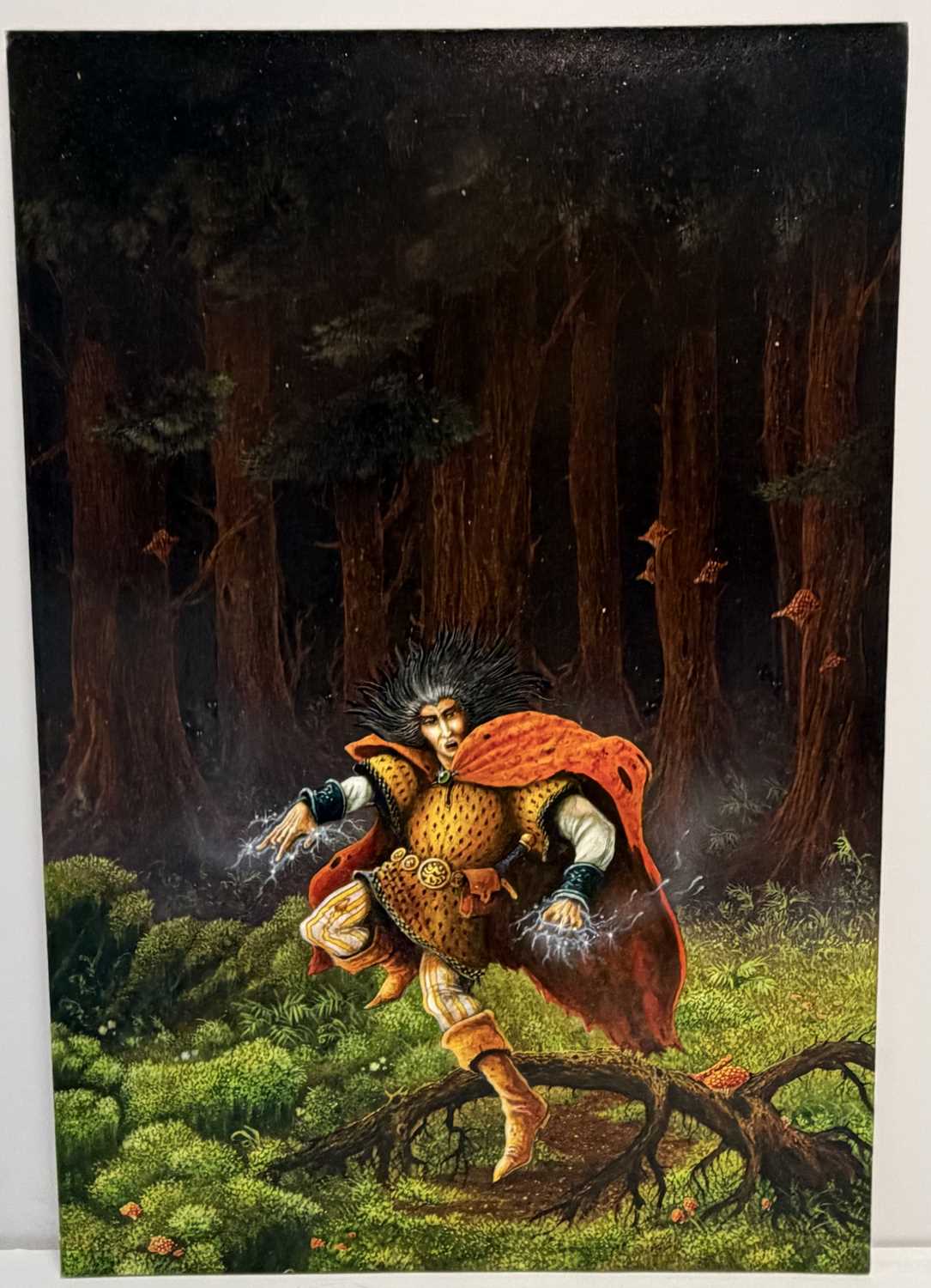 Lot 51 - John Blanche - The Glade of Dreams: Darian, Master Magician Adventure Gamebook Cover (1987)