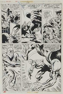 Lot 82 - George Tuska - The Invincible Iron Man #97, Page 7, “Showdown with the Guardsman!” (1977)