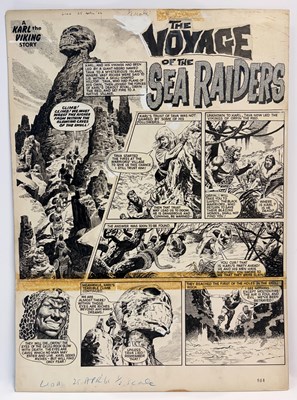 Lot 89 - Don Lawrence - Karl the Viking: The Voyage of the Sea Raiders, Title Page (1964)