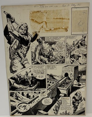 Lot 95 - Don Lawrence - Karl the Viking: The False God, Title Page (1962)