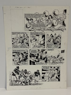 Lot 97 - John Cooper - The A-Team, Look-In No. 6, Title Page (1987)